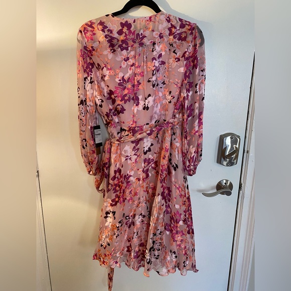 Tags still on beautiful floral wrap dress. - Picture 2 of 6